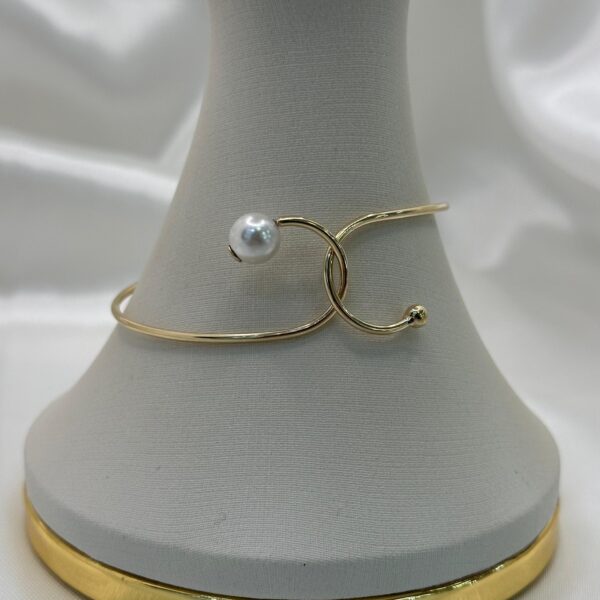 Bracelete fino com pérola - Imagem 5