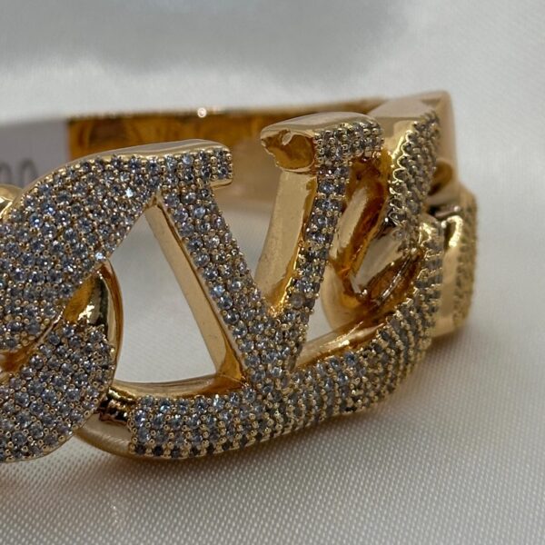 Bracelete V microcravejado - Imagem 5
