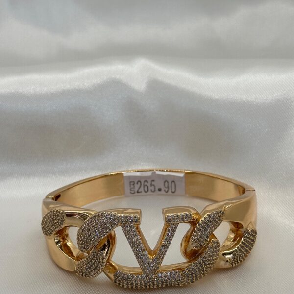 Bracelete V microcravejado - Imagem 8